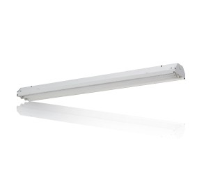 High Bay fluorescent Strip with optional integral sensor control available with 1 lamp T5 or T8.
